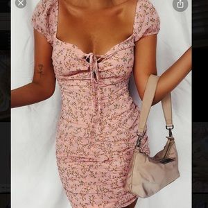 Tiger mist pink cayden dress